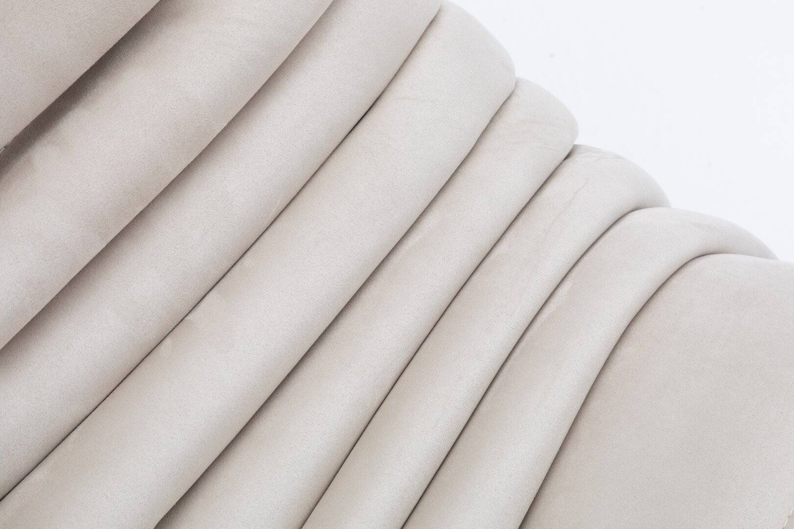 Togo lounge chair in cream fabric by Michel Ducaroy for Ligne Roset
