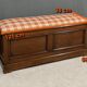 Oak Landing Chest Bench – Early 20th Century