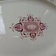 Old oval serving dish, Amiral Creil and Montereau Terre de Fer model