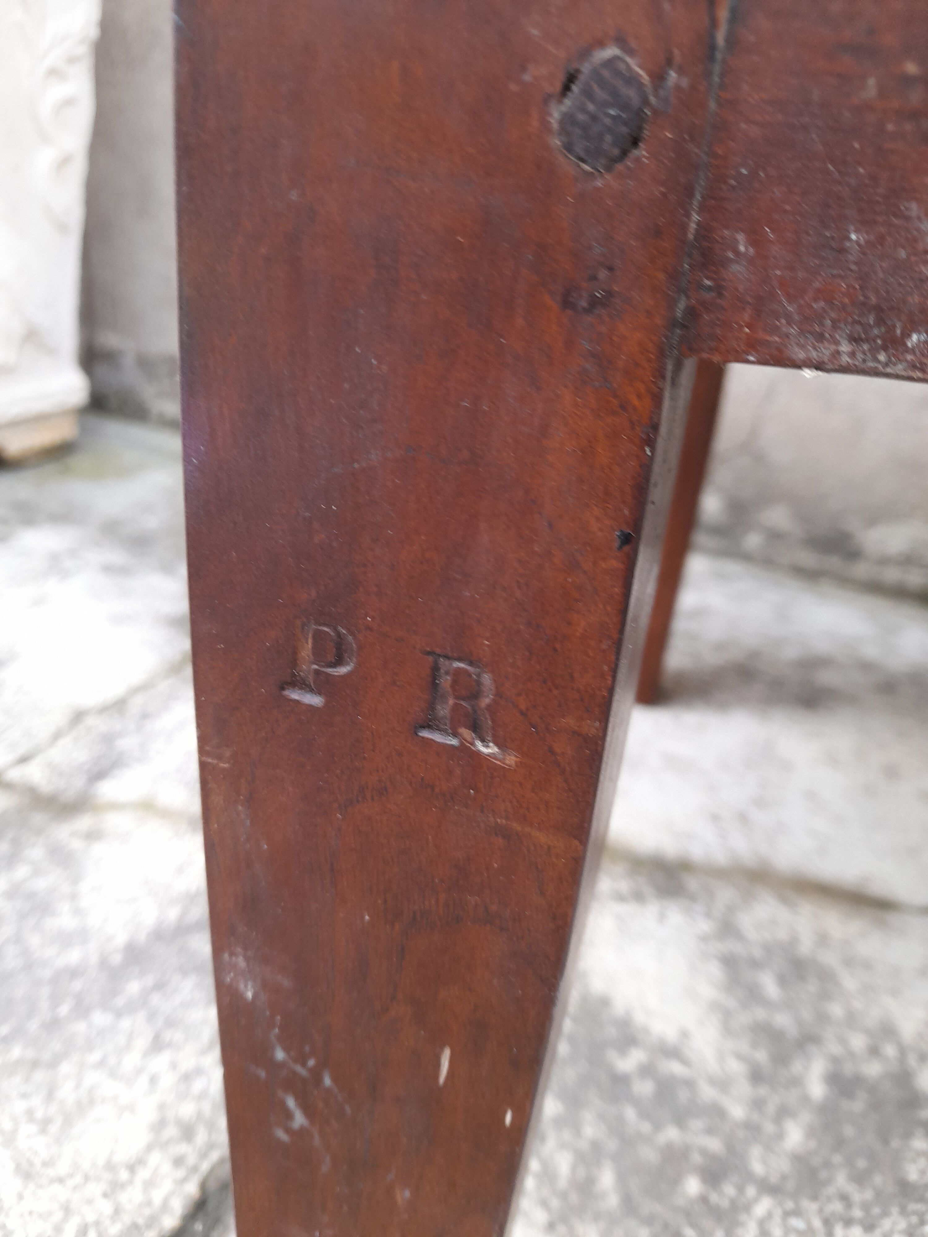 Table basse de ferme rustique 1900 en Fruitier