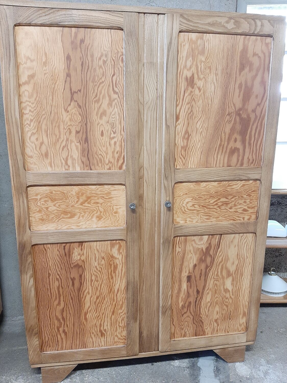 Parisian wardrobe solid oak