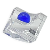 Daum France 🇫🇷 blue ball ashtray / pocket emptier