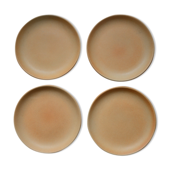 Lot of 4 plates made of sandstone