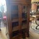 Two-door display cabinet in Louis Philippe style.