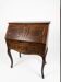 Curved donkey desk in walnut (secretary)