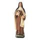 statue religieuse de sainte thérèse de lisieux en plâtre peint
