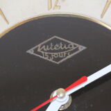 Rectangular clock Lutétia formica black