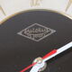 Rectangular clock Lutétia formica black