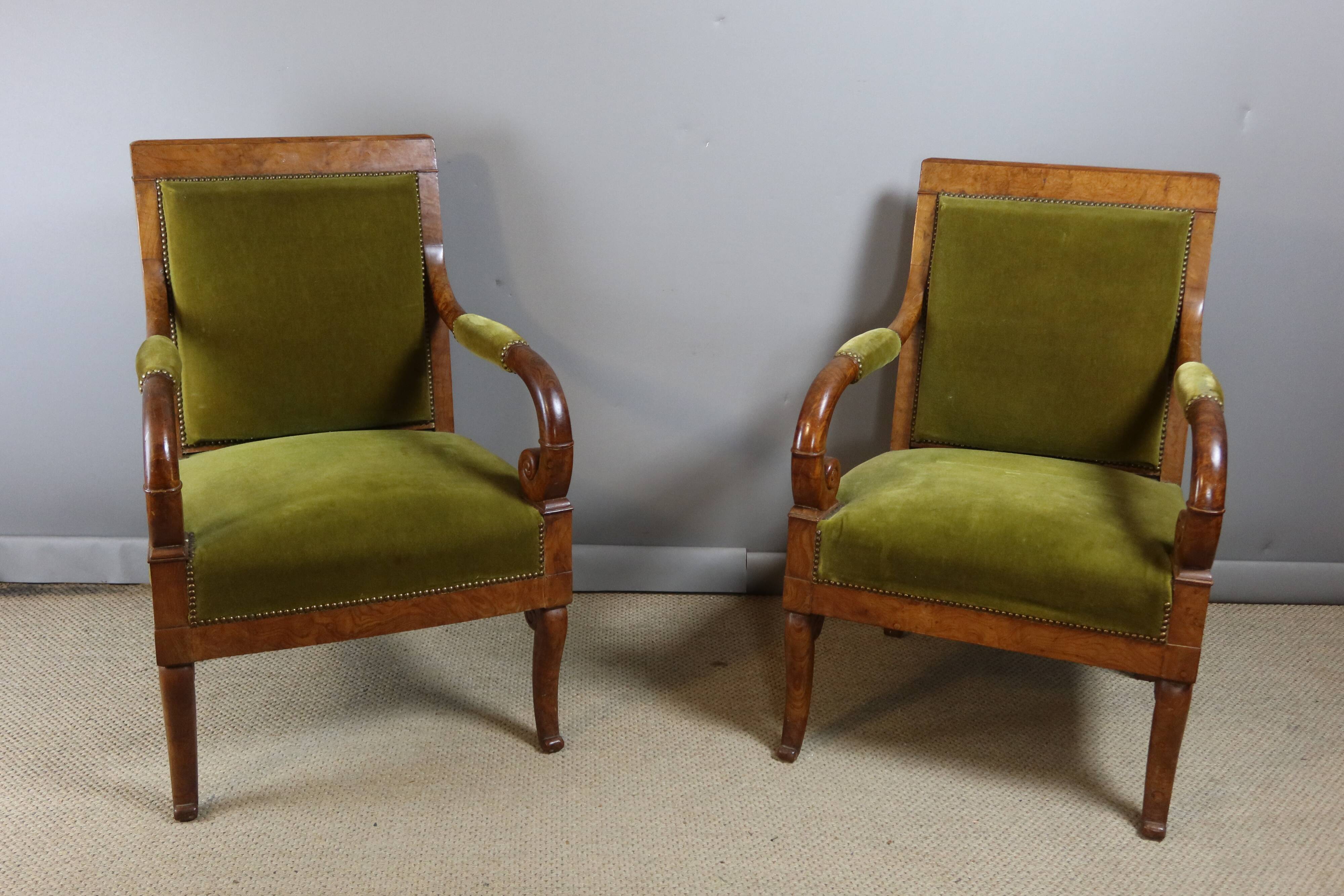 Restoration armchairs with crosses