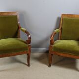 Restoration armchairs with crosses