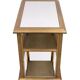 Classic Brass Serving Table Mirror tops Hollywood Regency 1970s France