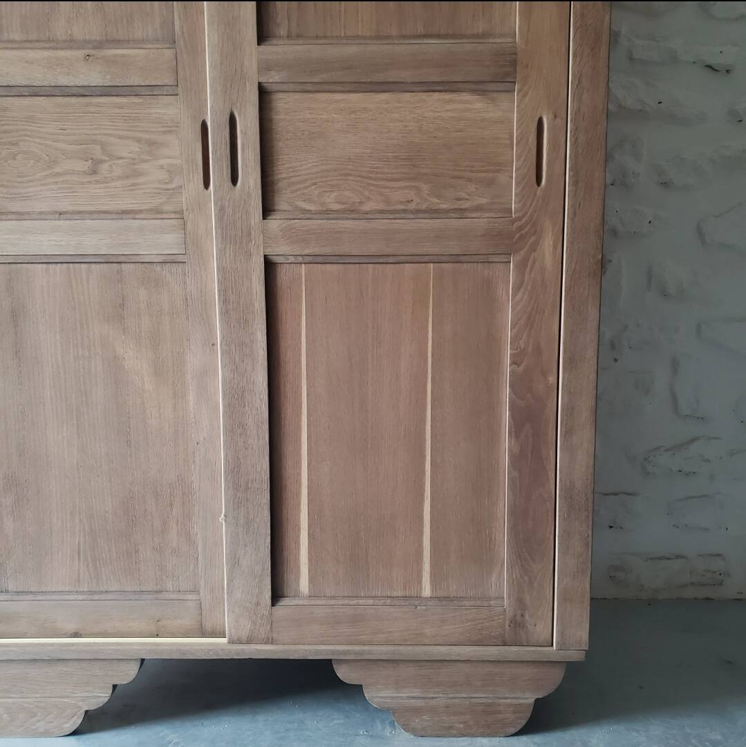 Vintage wardrobe with sliding doors