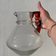 1970s glass carafe
