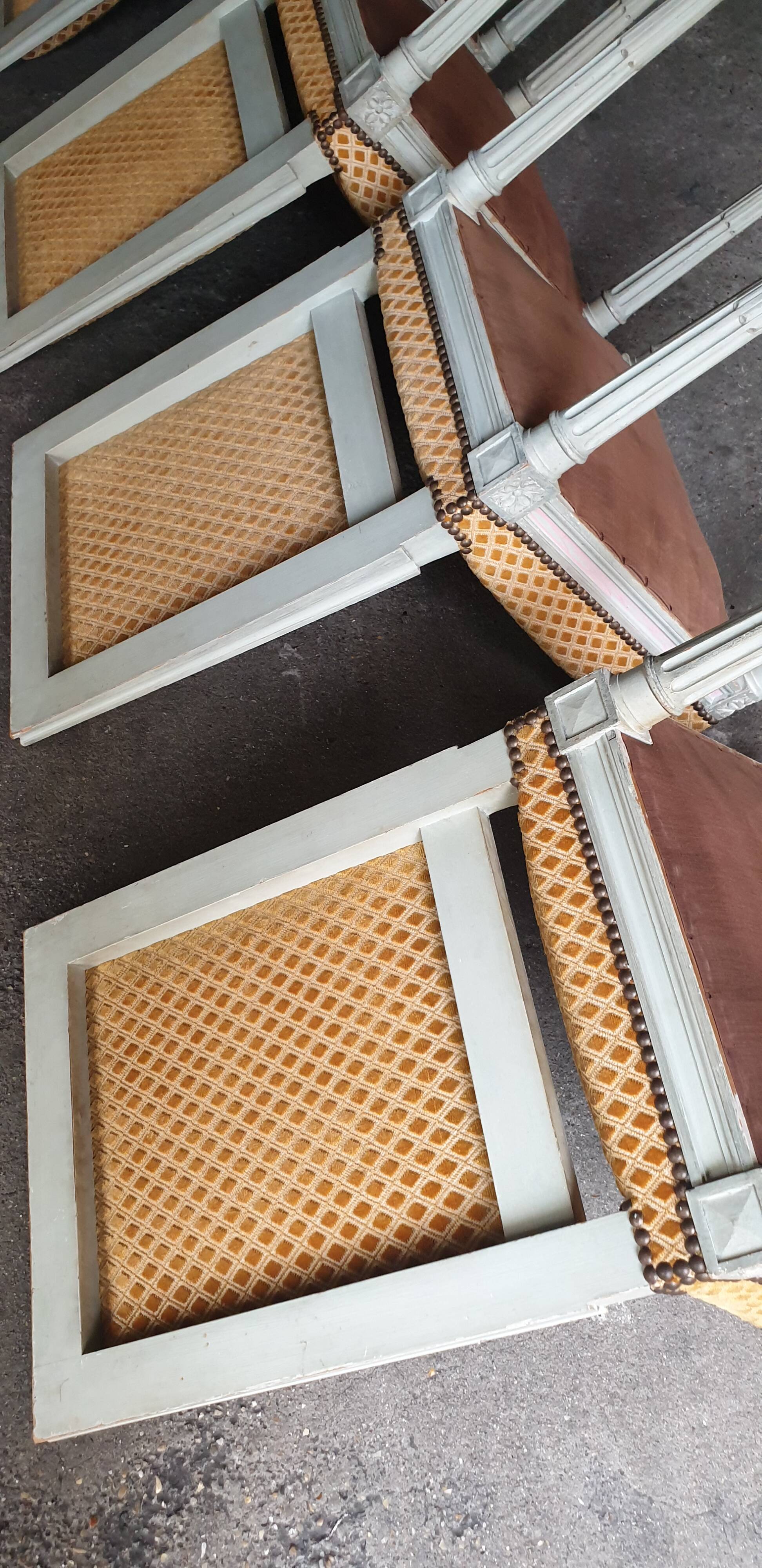 4 Louis xvi chairs, Trianon model