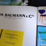 Pair of Baumann chairs No. 831 G1 "design Max Bill" 1960