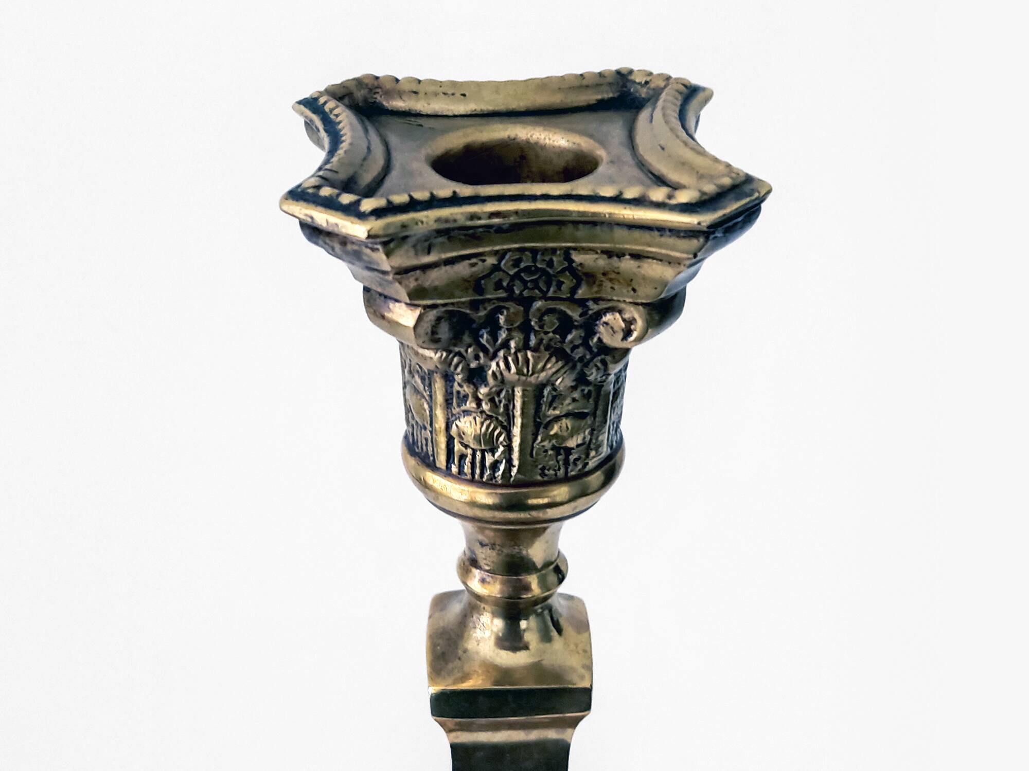 Victorian style candlestick set