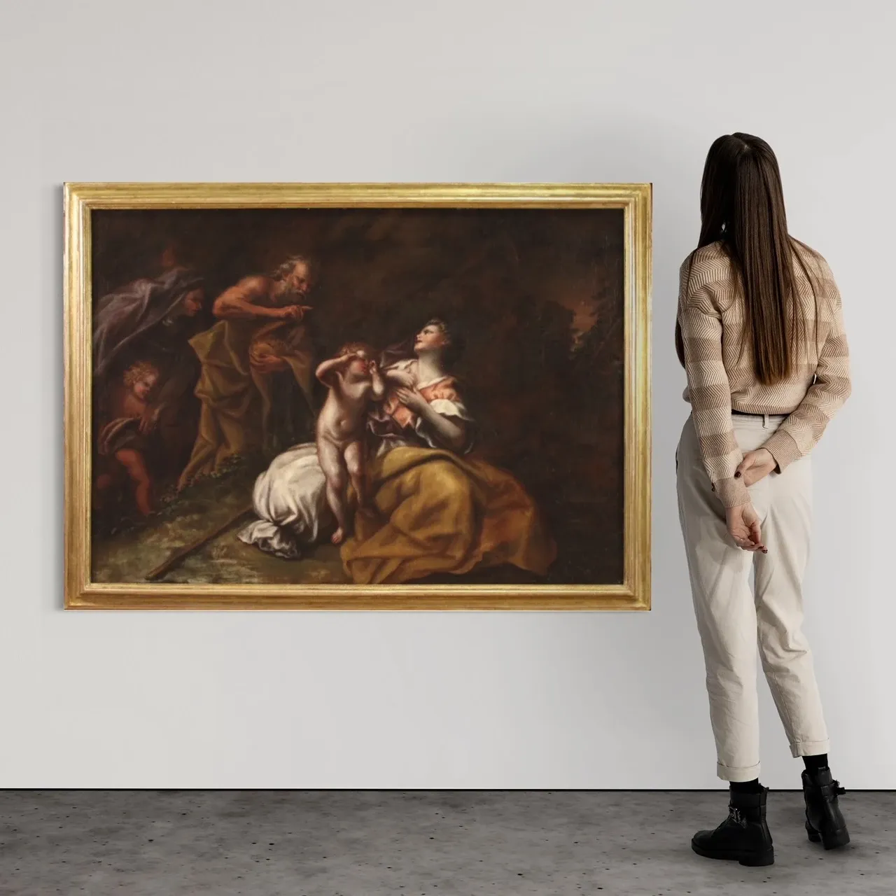 Religious painting from the 17th century