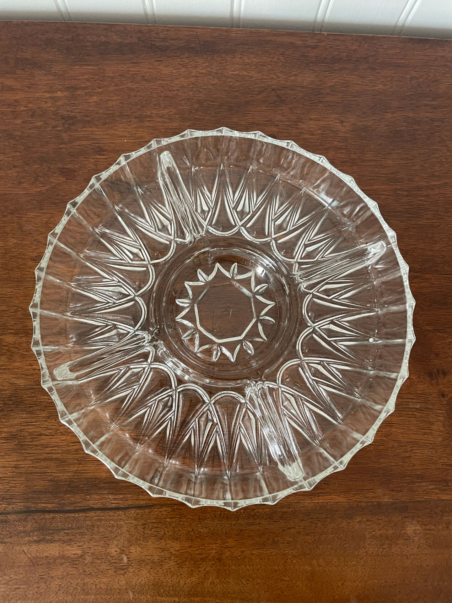 Glass dish made in France