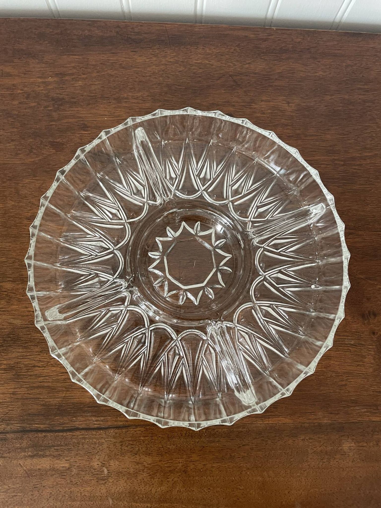 Glass dish made in France