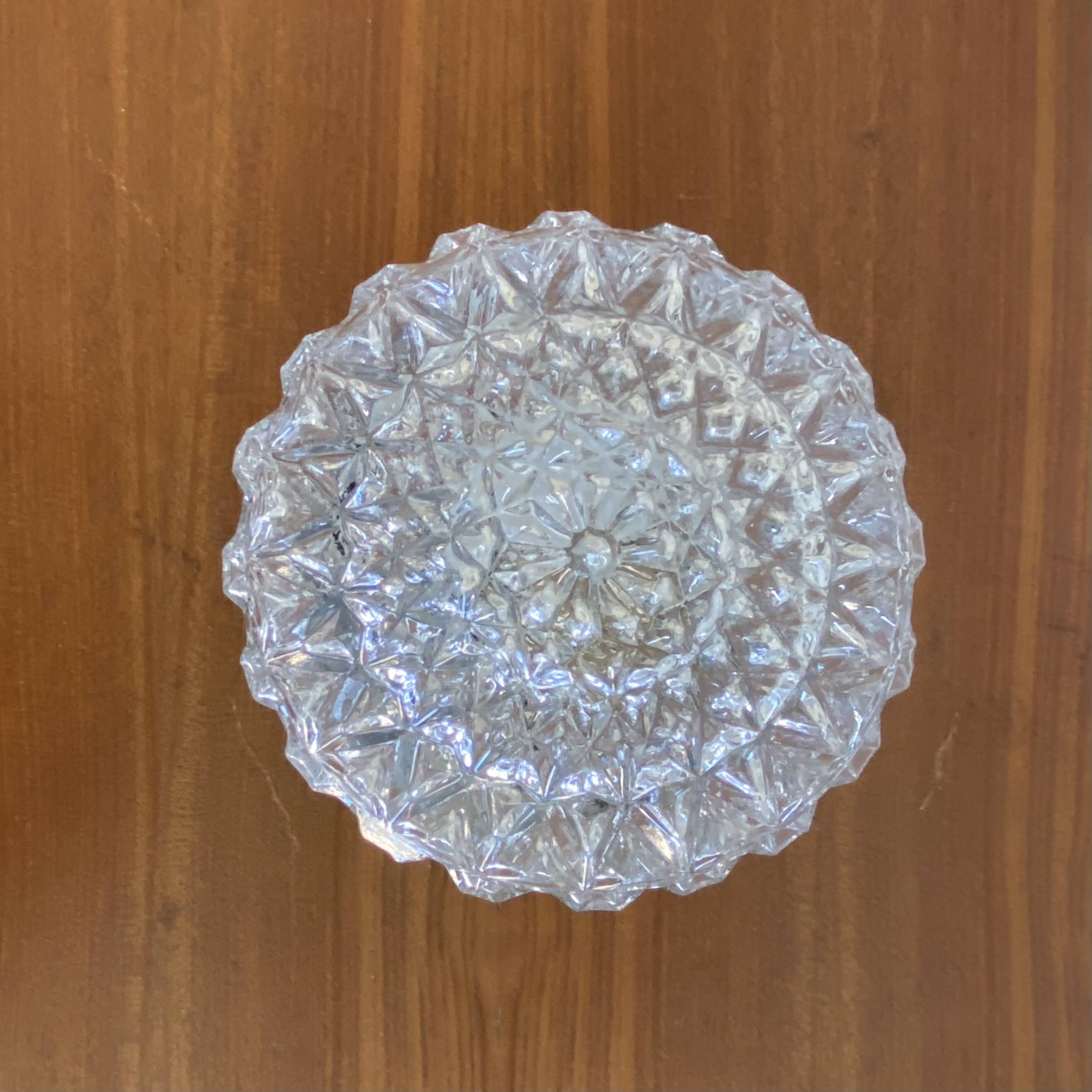 Wall light ceiling light thick glass 1970 seventies eighties LAMP-7397