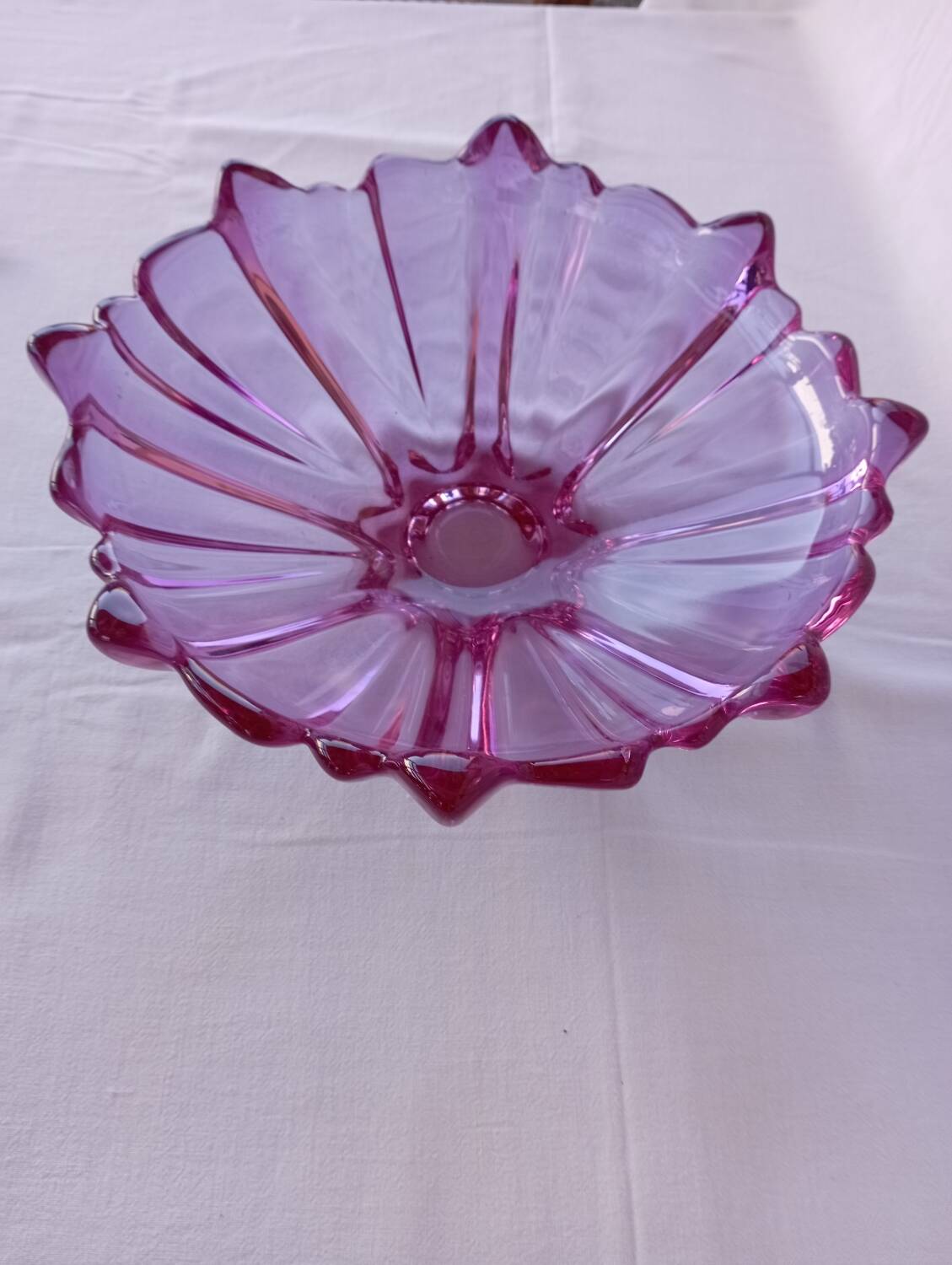 Crystal fruit bowl