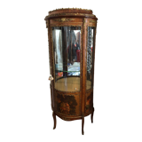 Louis XV style rounded showcase