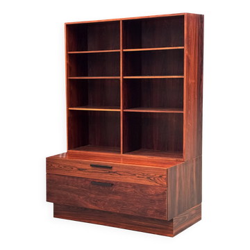 Bibliothèque scandinave en palissandre design Ib Kofod Larsen