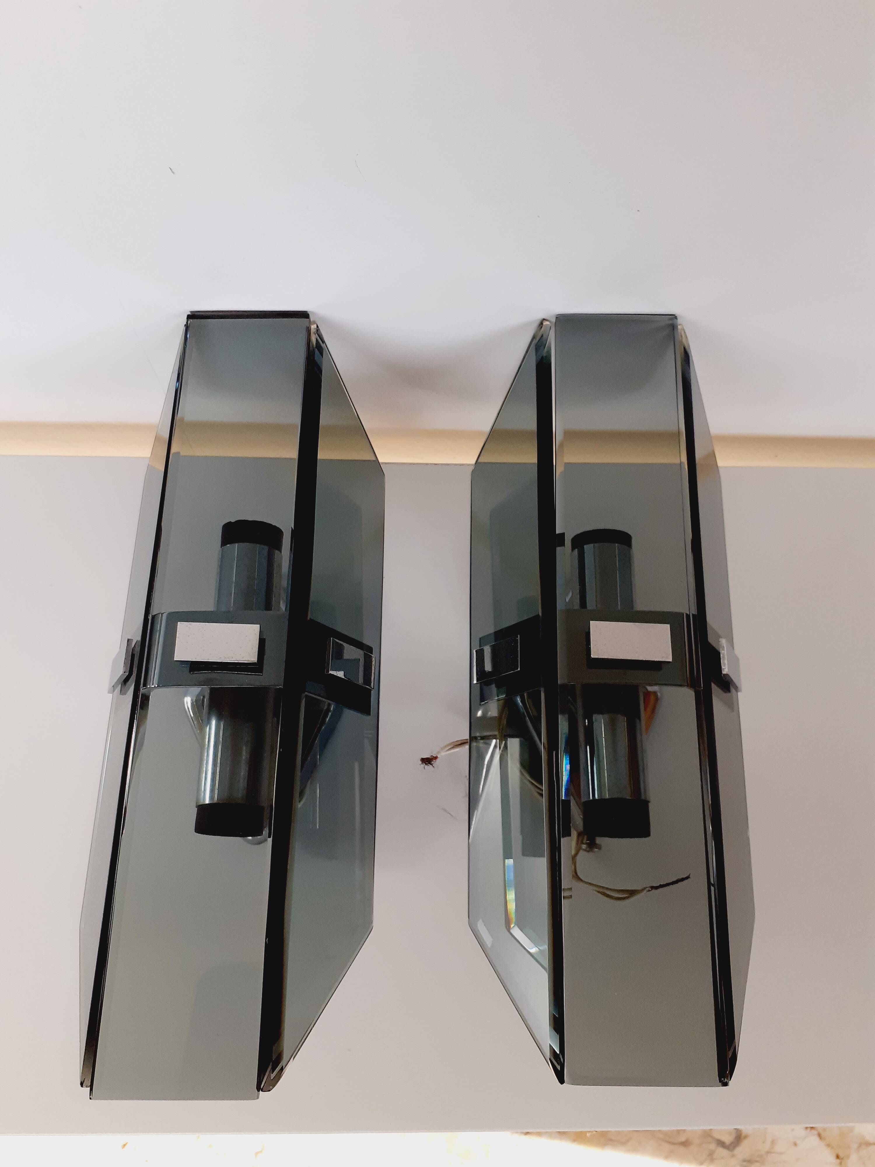 Pair of vintage wall lights