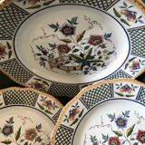 6 Sarreguemines flat plates