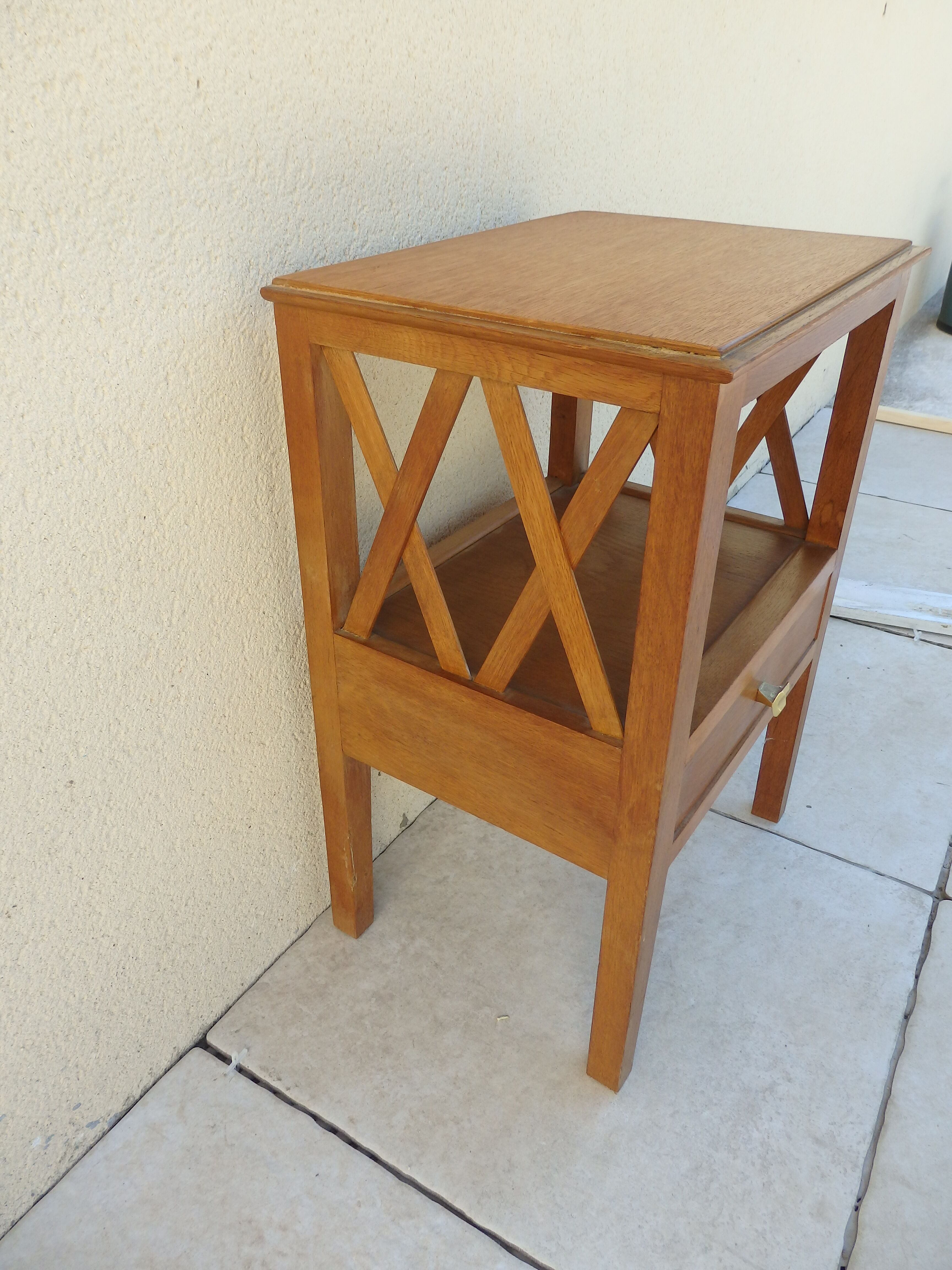 Scandinavian vintage bedside table
