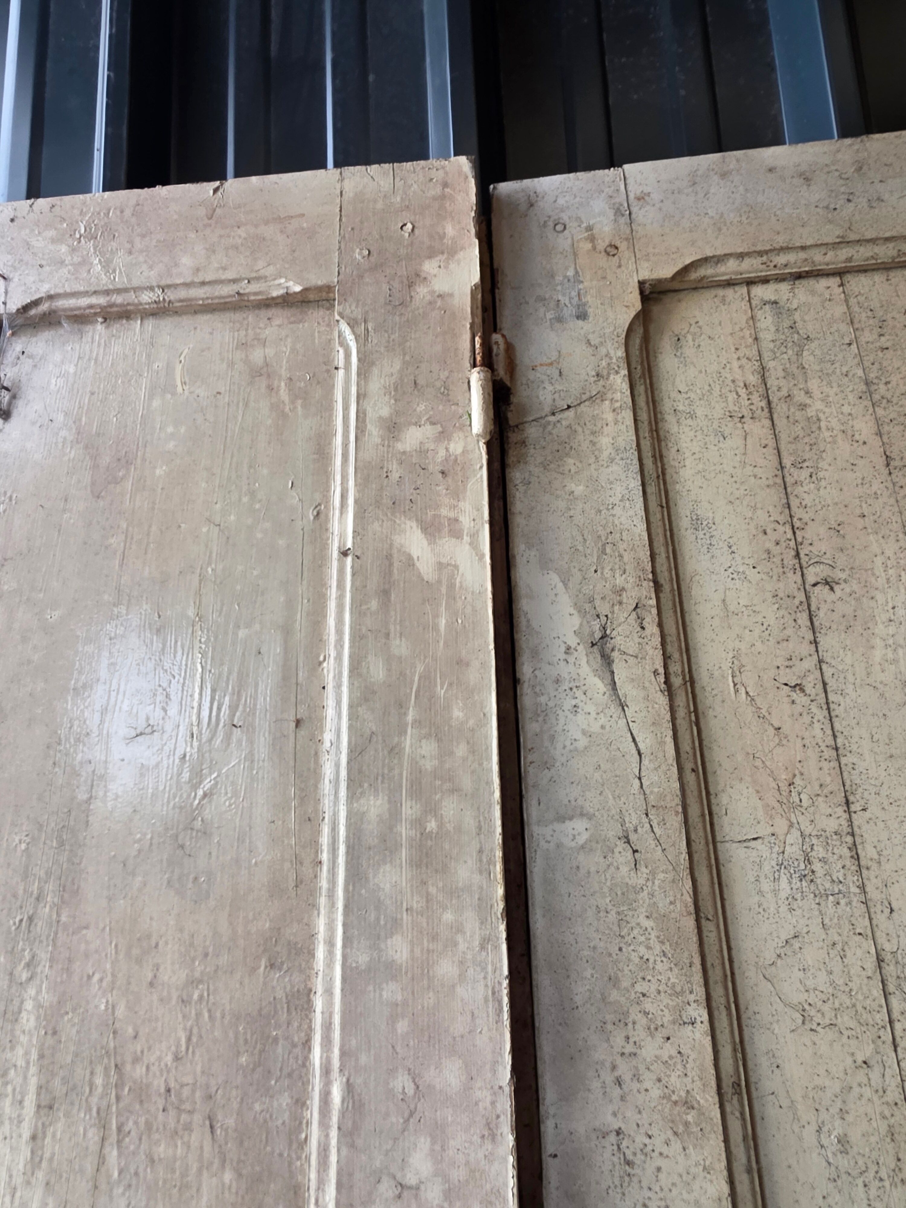 4 old partition doors