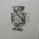 Digoin Sarreguemine talking plate old earthenware