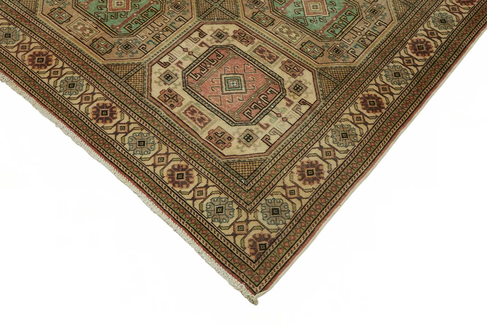 Turkish Wool Vintage Kayseri Rug 202 cm x 300 cm