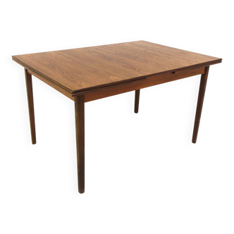 Table de salle à manger "portefeuille" en teck, Danemark, 1960