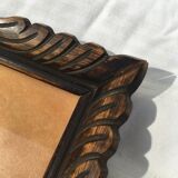 Serving tray with floral watercolor signed