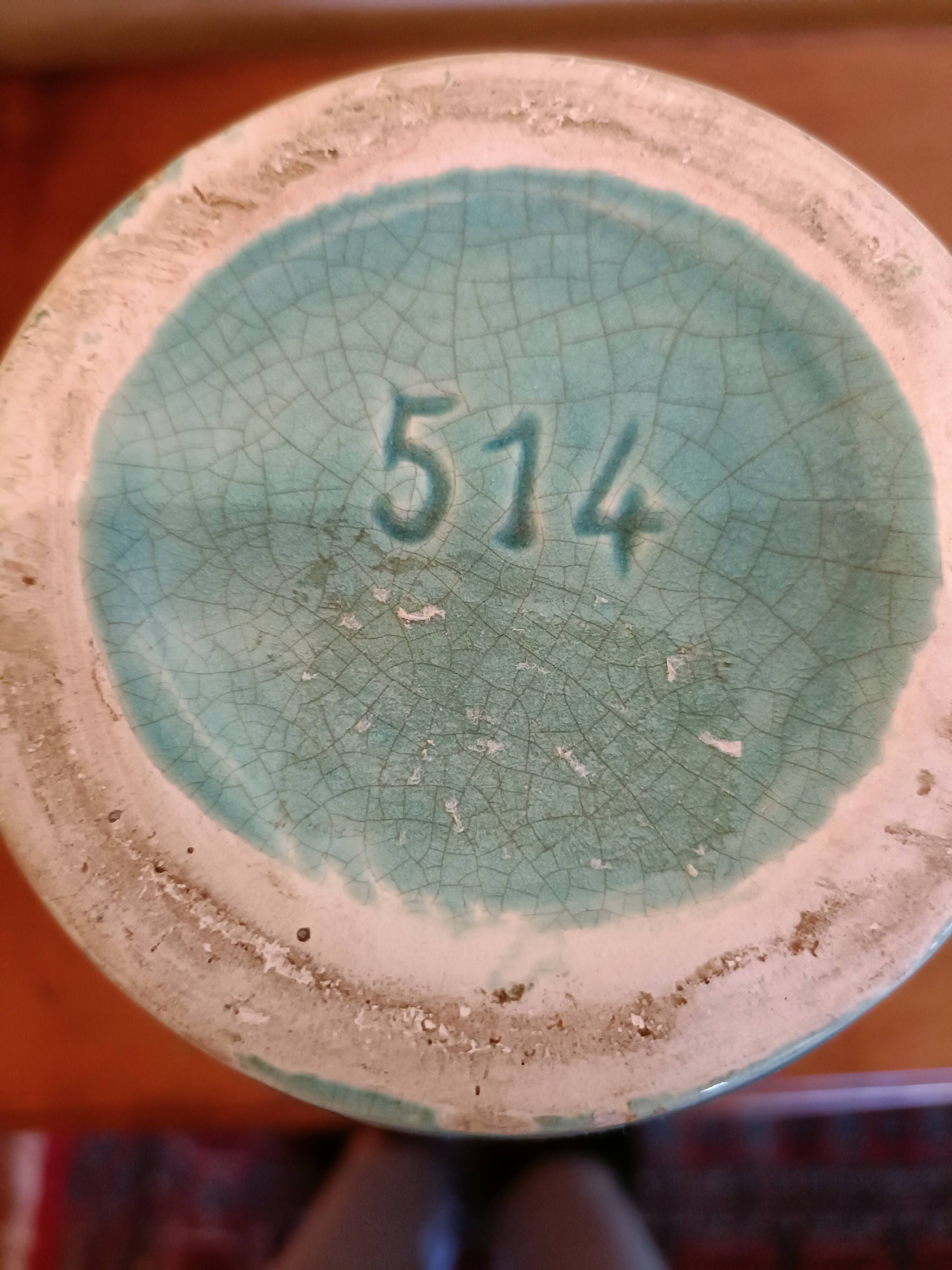 Vintage cracked vase