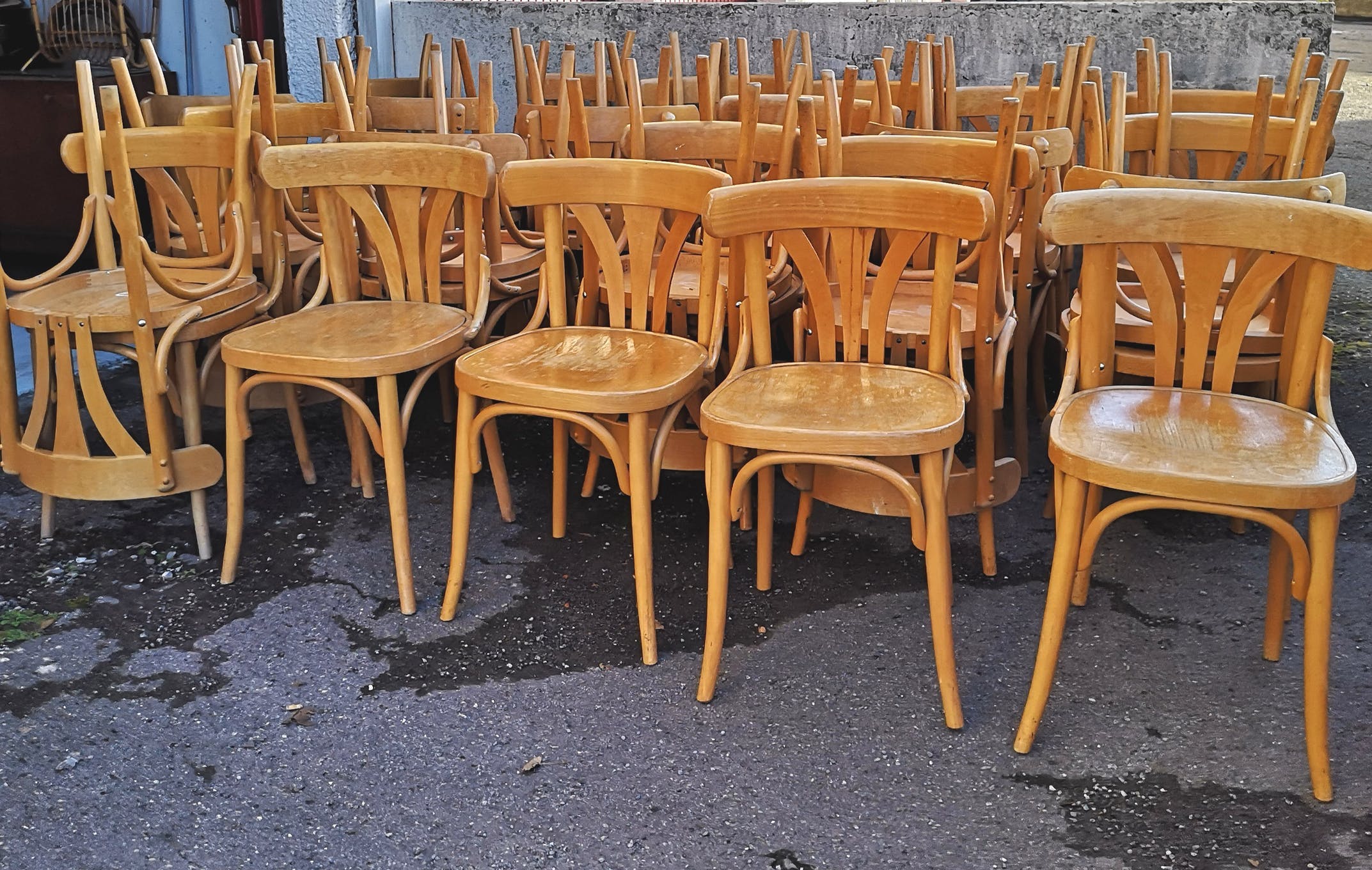 Lot de 4 chaises bistrot