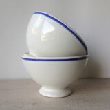 Lot of two bowls old Porcelain of Gien