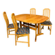Dining table (extendable) set Kilde Møbel, 1980s, Danish