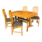 Table à manger (extensible) set Kilde Møbel, années 1980, danois