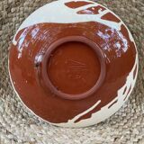 Plate with scarified decoration, signed CHS, Cyprus