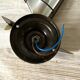 Vintage brass windsurfing wall lamp