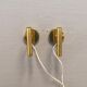 A set of wall lamps from the 70s, designed by Svend Mejlstrøm, for MS Lighting Denmark.