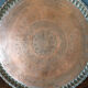 Moroccan tray for copper tea engraved early twentieth century