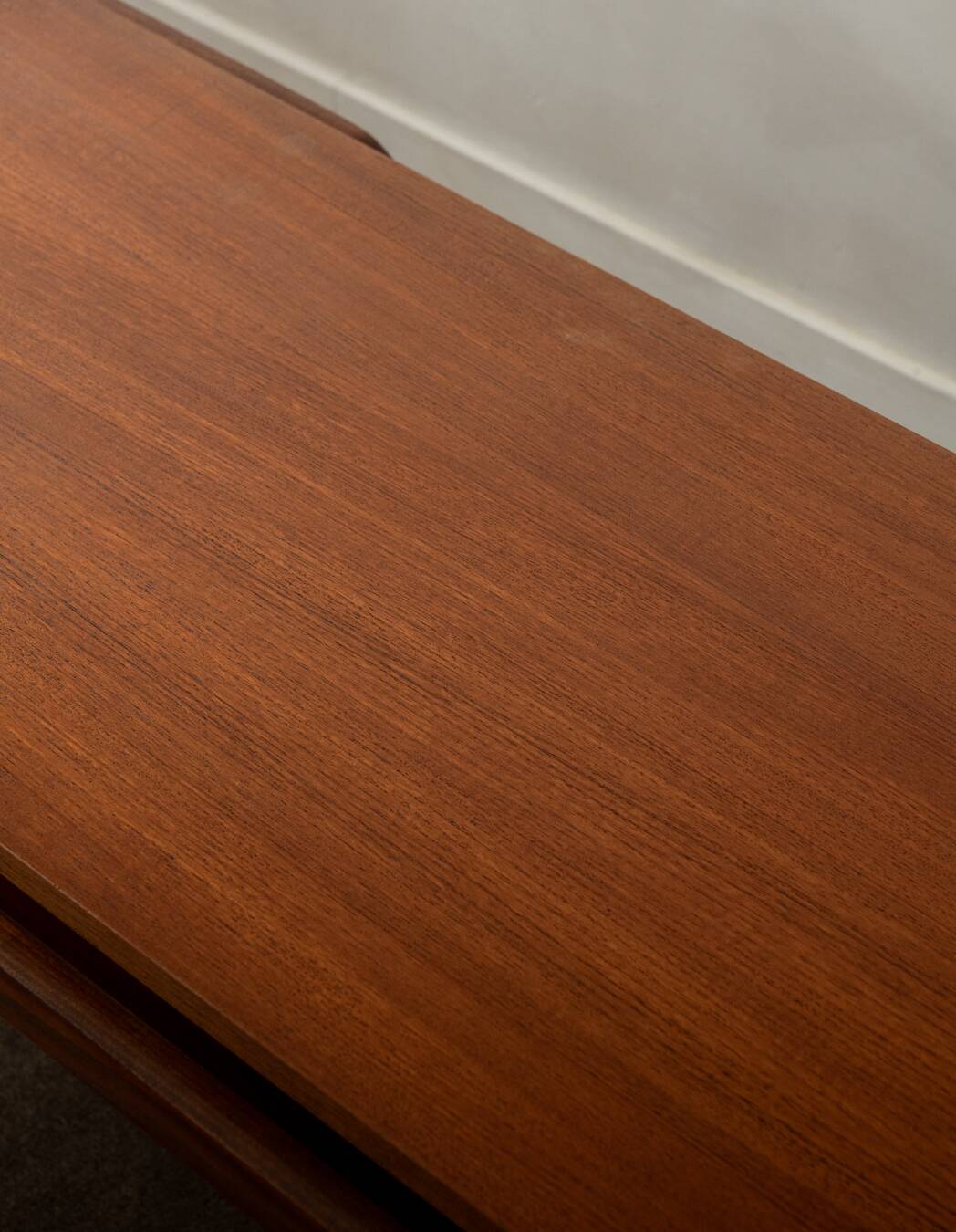 Vintage Teak Coffee Table Louis van Teeffelen Attributed Reversible Top