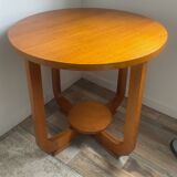 Art Deco oak coffee table from the 40s and 50s