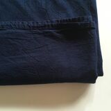 Large linen mixed blue indigo linen L 2.80