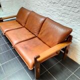 Vintage 3-seater sofa year 1970