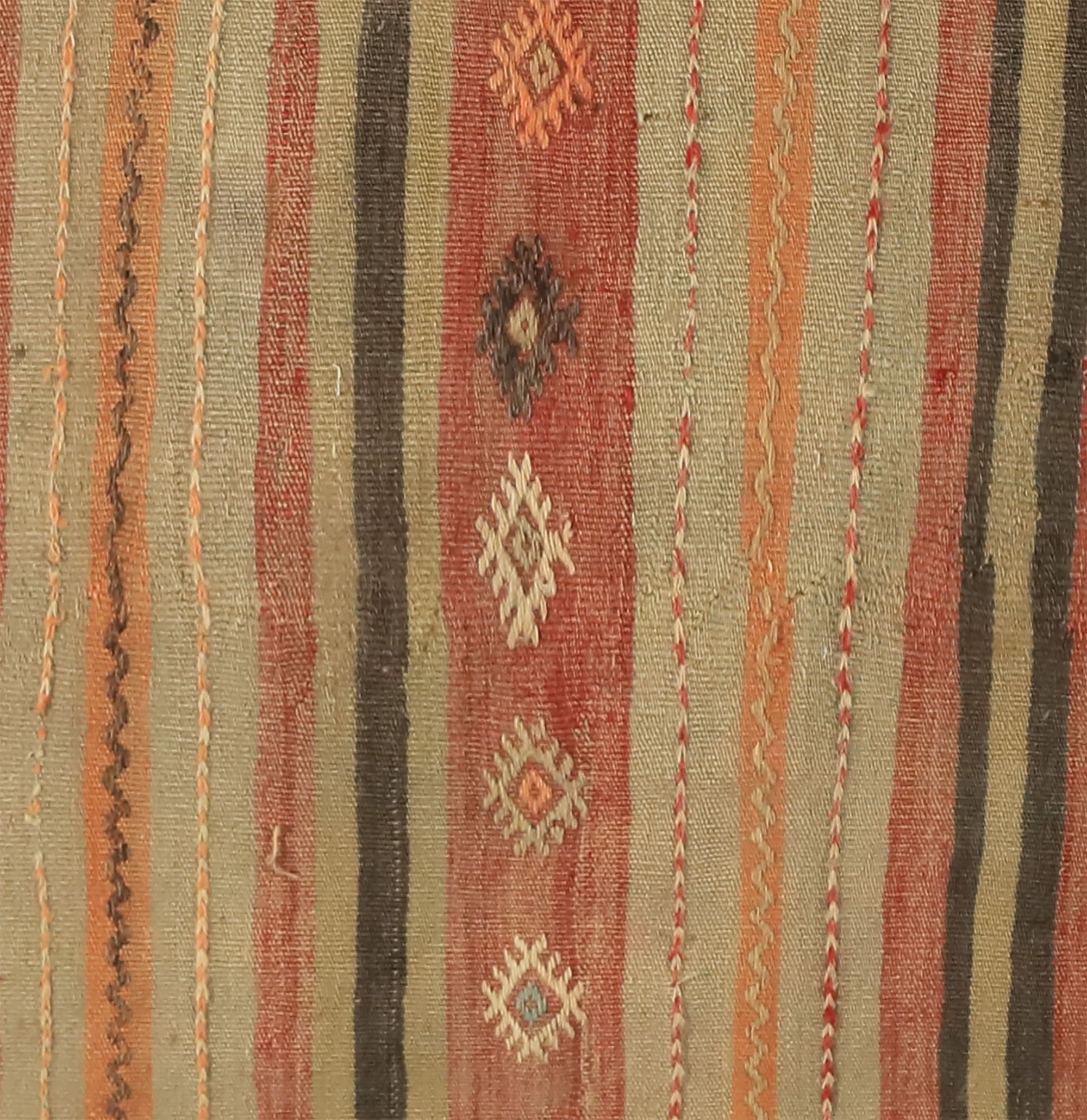 Anatolian handmade kilim rug 210 cm x 127 cm