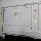 Head of bed two places old and patina